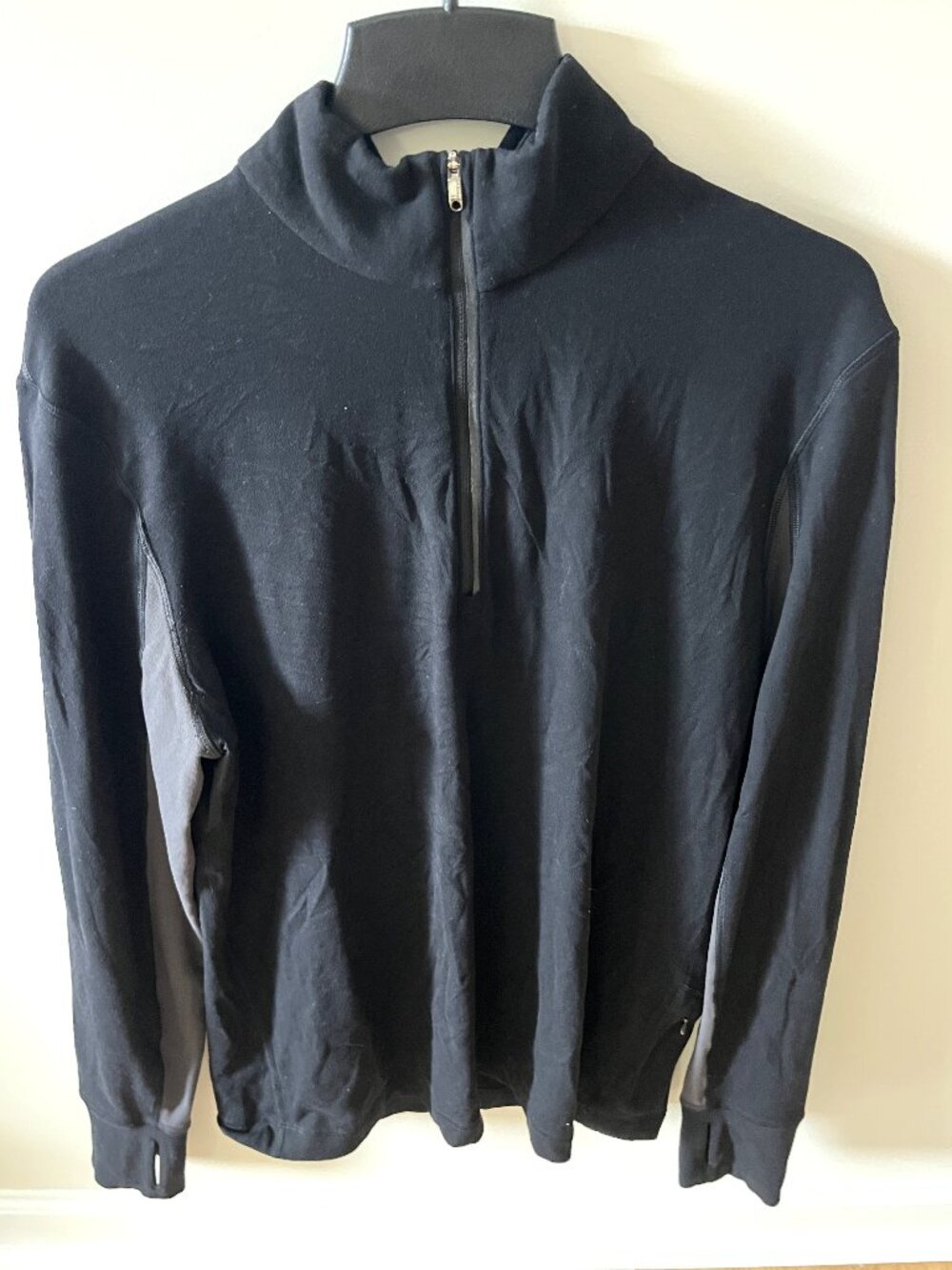 Men's Lululemon Velocity 1/4 Zip Thumb Hole Long Sleeve Shirt